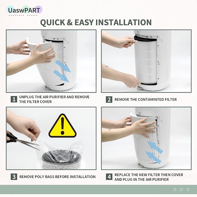 AP-T45 AP-T40FL Replacement Filter Compatible