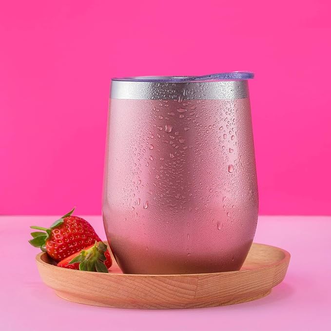 CHILLOUT LIFE 12 oz Stainless Steel Wine Tumbler