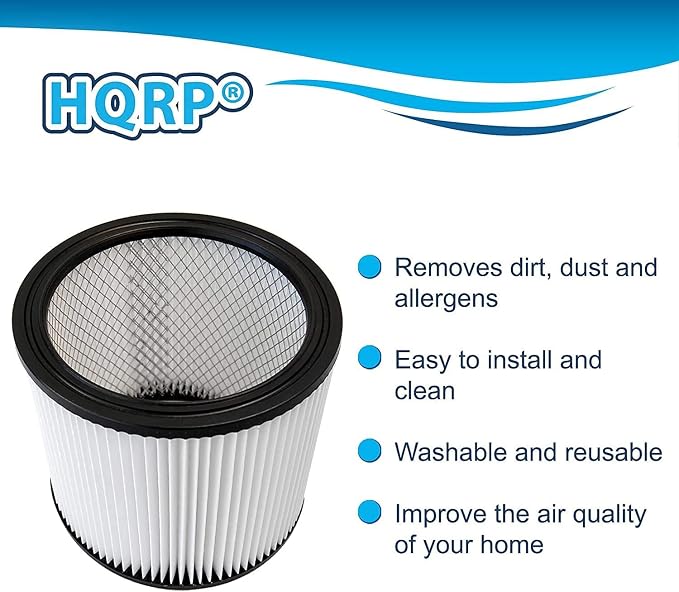HQRP 2-Pack Standard Cartridge Filter Replacement