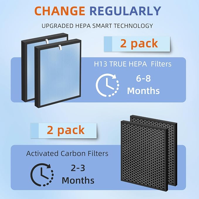 HSP001 True HEPA Filter Replacements