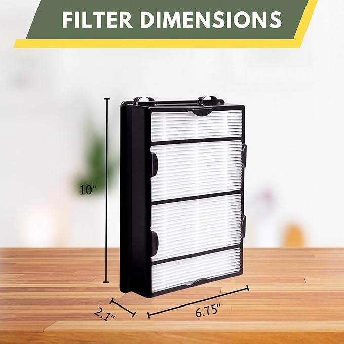 Nispira True HEPA Air Filter Replacement Compatible