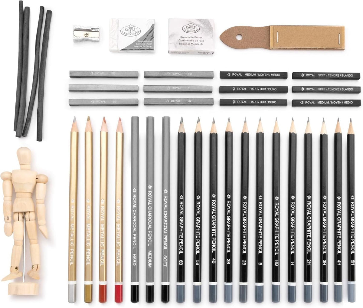Royal & Langnickel Premier 40 Piece Sketching Artist Case