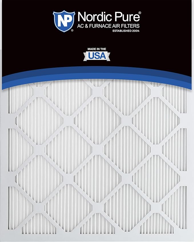 Nordic Pure 24x30x1 Tru Mini Pleat MERV 10 AC Furnace Air Filters – 2.5X More