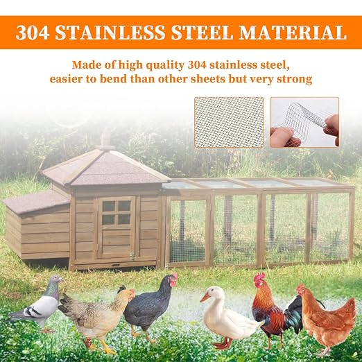 6 Pcs 12x8 Inch 304 Stainless Steel Wire Mesh Metal mesh Screen