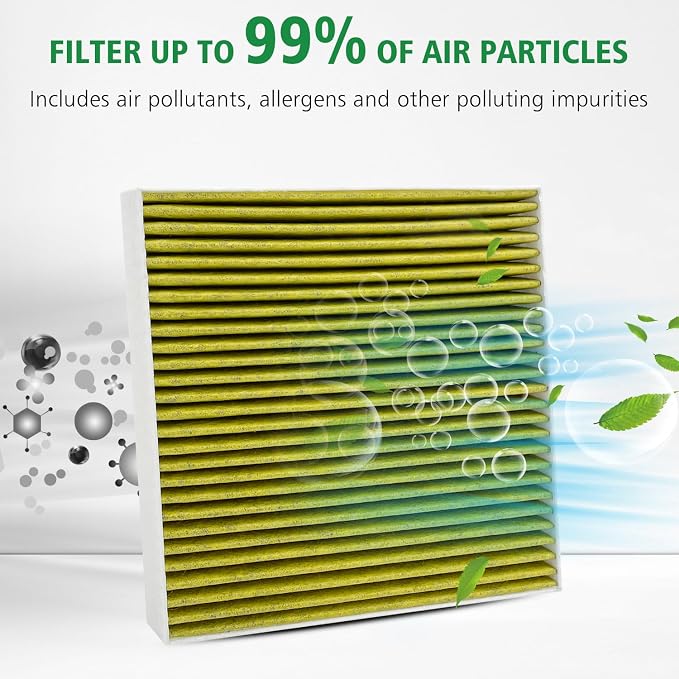 2PCS Cabin Engine Air Filter JMY09 JMP100 Kit Fits