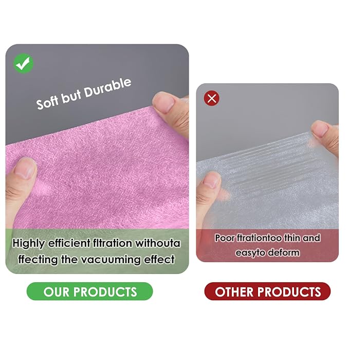 300 Sheets Nail Dust Collector Filter Paper: Disposable Dust Vacuum Filter