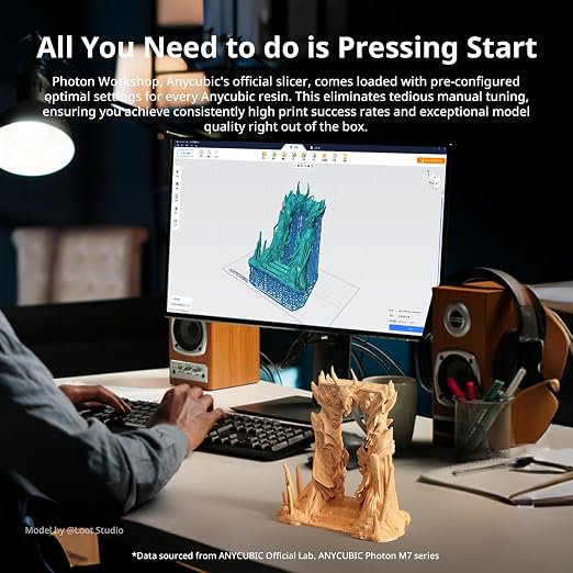 ANYCUBIC 2nd Gen Resin Technology ABS-Like Resin 2.0, 3D Printer Resin