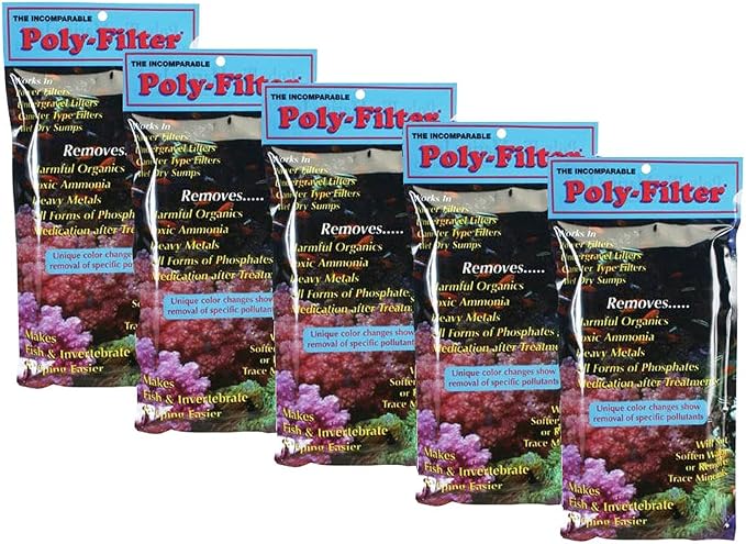 Poly Filter Pad, Five Pack