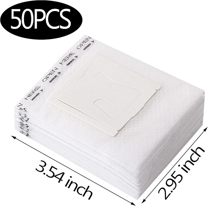 SZLYTYUN 50PCS Portable Coffee Filter Paper Hanging Ear Drip Coffee Single