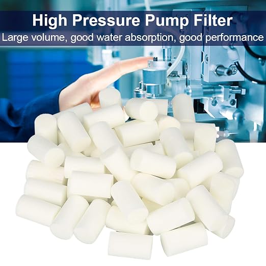 High Pressure Pump Filter Element Part 50Pcs Electric Water Filters Pump