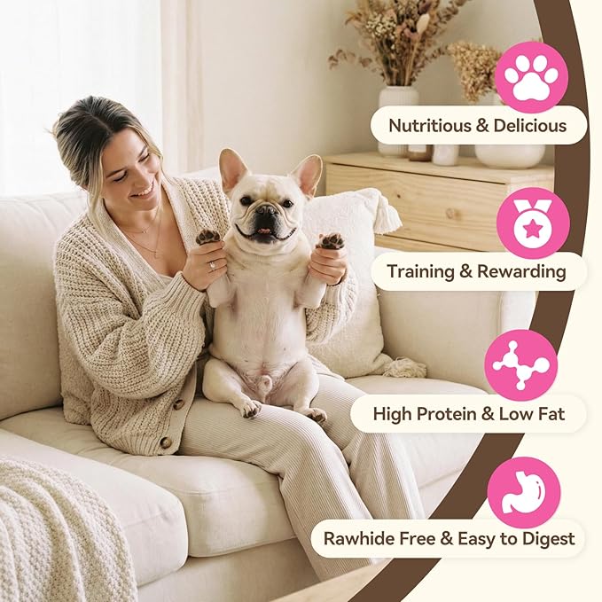 Dog Treats, Chicken Wrapped Sweet Potato, Soft Rawhide-Free Chews for Puppies & Small Dogs, 14 oz