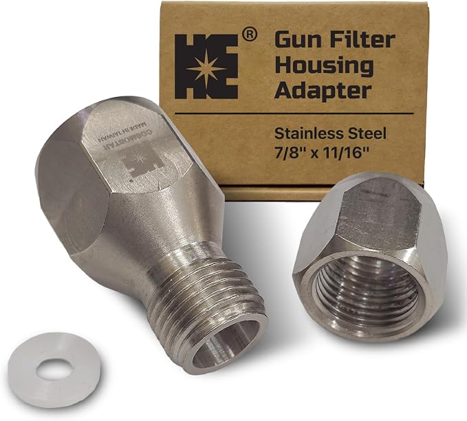 Cosmostar 7/8" x 11/16" Gun Filter Housing Adapter – Tip Filter Retainer
