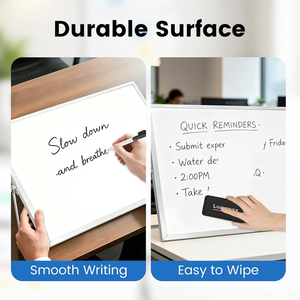 White Board with Stand, 24" x 18"