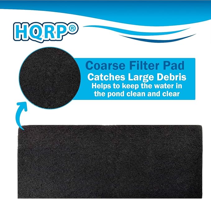HQRP 2-Pack Activated Carbon Filter 18x10