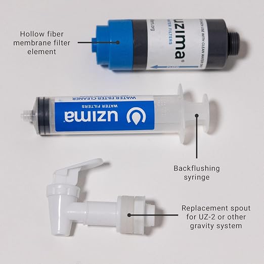 Uzima UZ-1 Water Filter Cartridge Replacement | Gravity Water Filter
