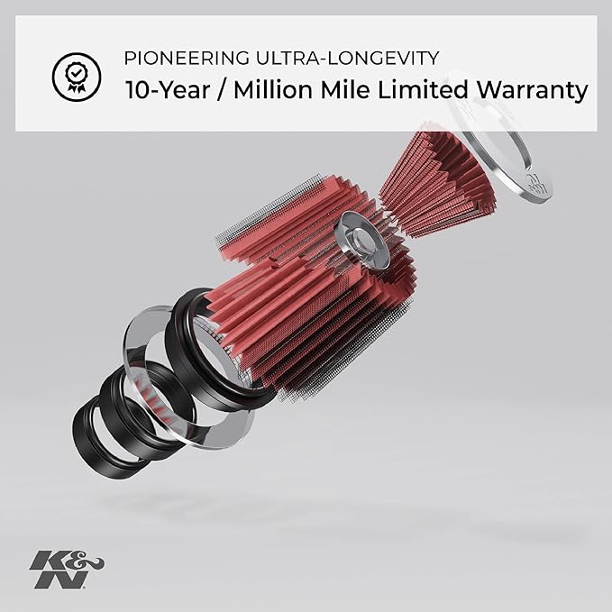 K&N Engine Air Filter: High Performance, Powersport Air Filter: Fits 2004-2014