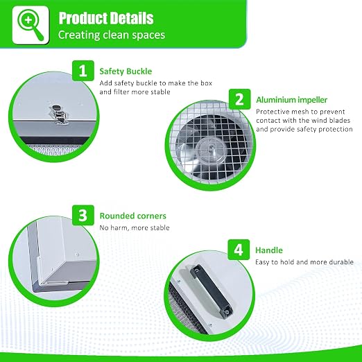 HEPA H14-Filter Laminar Flow Hood Updated FanFilter Unit（Include HEPA