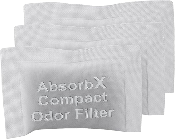 iTouchless 3-Pack AbsorbX Compact Odor Filters