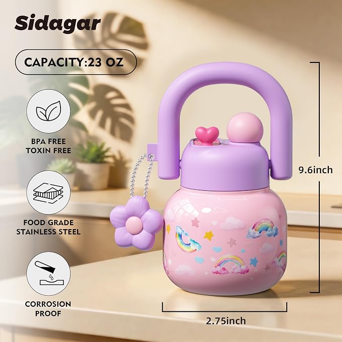22 oz Tote Insulated Water Bottle