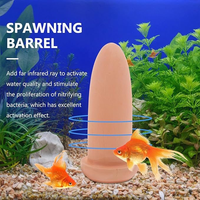 Spawning Bucket Shrimp Spawning Barrel Fish Adornment Fish Decor Breed Cone Cone Supplies Breeding Tool Pottery Clay Cone