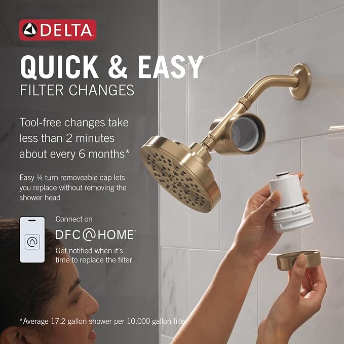 Delta Faucet Clarifi Standard Shower Filter Attachment