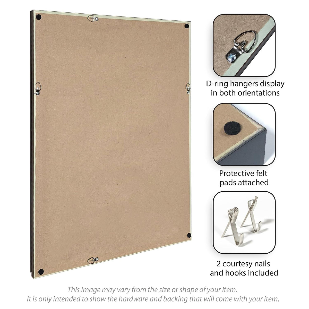 Kate and Laurel Framed Fabric Pinboard 26 x 20, Neutral Weave Printed Linen Decorative Bulletin Board for Use as a Vision Board or Wall Organization, Lila Gold Frame