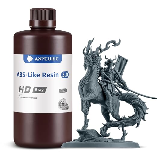 ANYCUBIC ABS-Like Resin 3.0, Upgraded 14K 3D Printer Resin