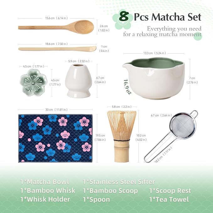 Matcha Set, Sifter and other Matcha Tools