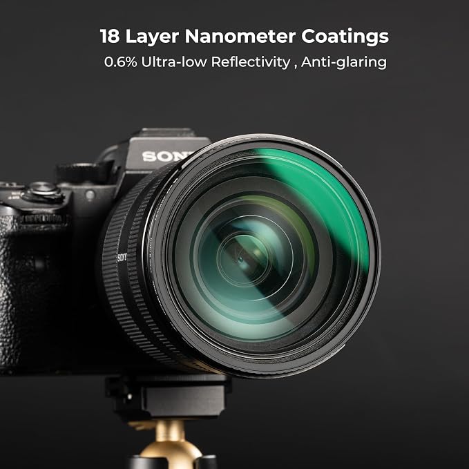 K&F CONCEPT 49mm White Mist 1/4 Filter, 18 Multi-Layer Coatings Dreamy Soft