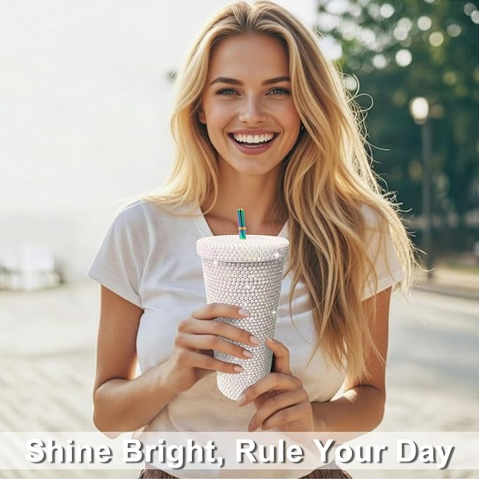 26oz Bling Rhinestone Tumbler