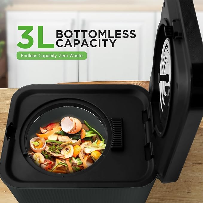 Nutrichef 3L Electric Kitchen Composter