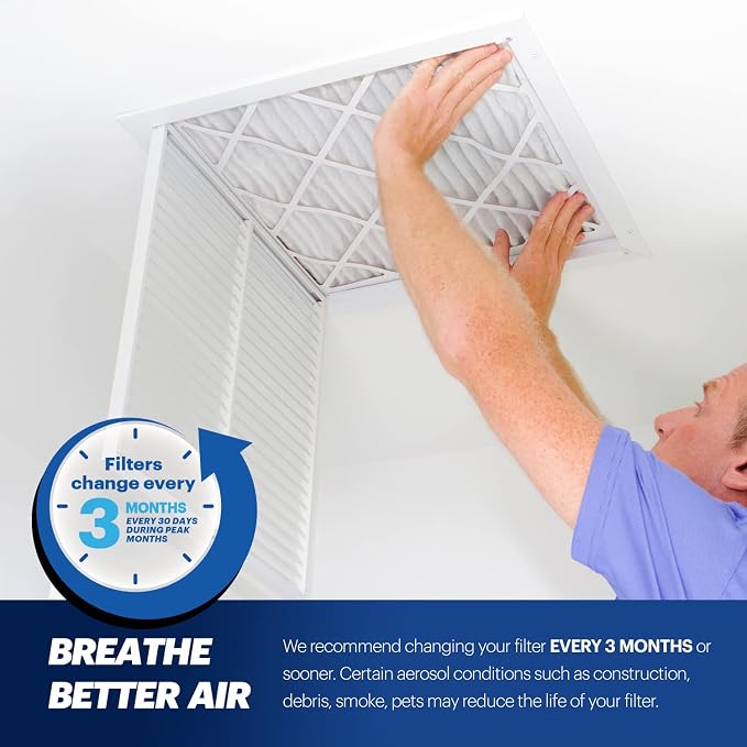 BNX TruFilter 16x25x2 Air Filter MERV 13