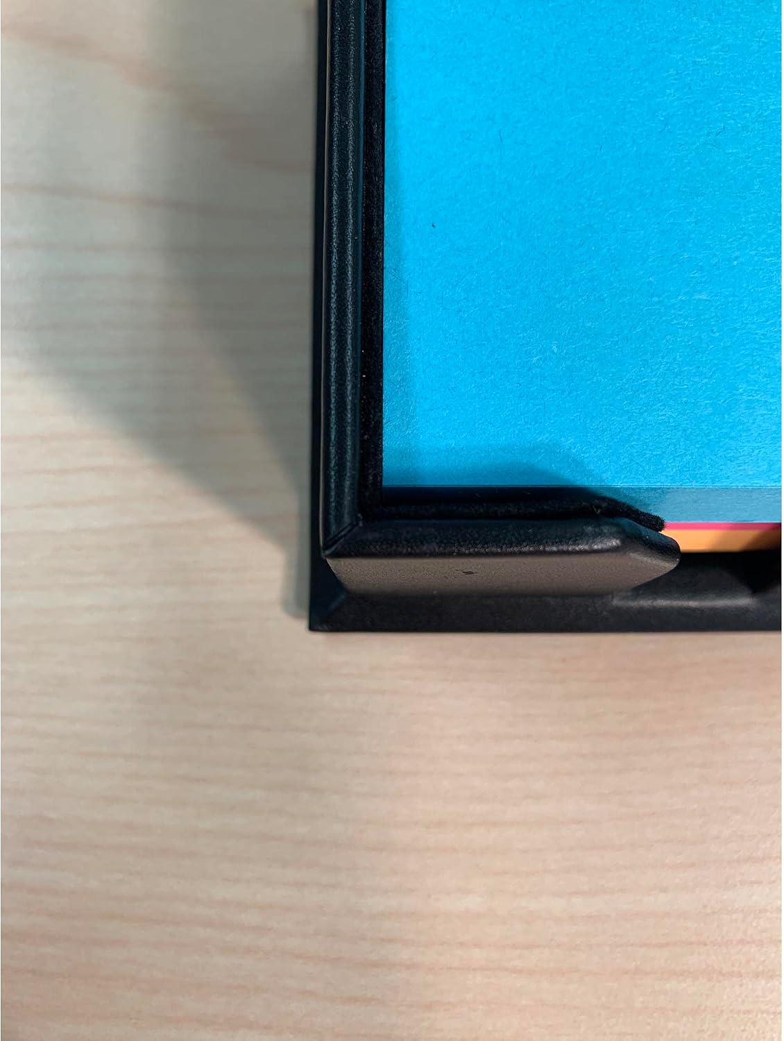 Dacasso A1075 Black 3" x 3" Leather Note Holder