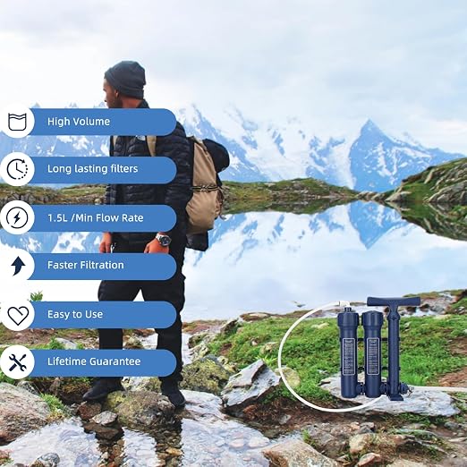 Emergency Water Filter Large Water Filtration System Survival