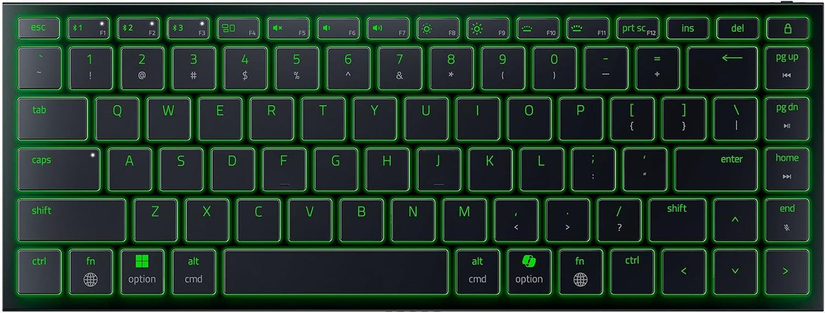Razer Joro Wireless Gaming Keyboard, Portable Compact 75%, Low Profile Keys