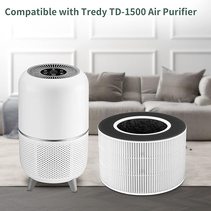4 Packs TD-1500 Replacement Filter Compatible