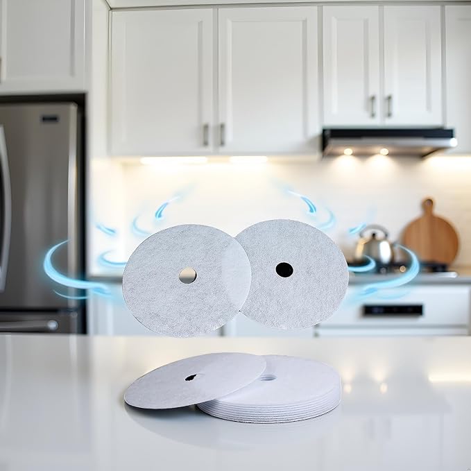4 Pcs White Universal Cloth Dryer Exhaust Filter,