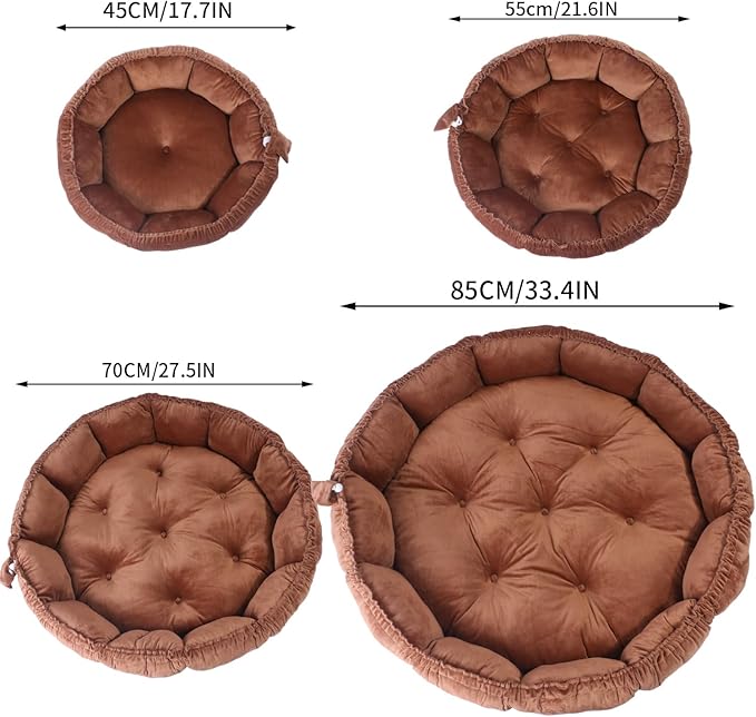 Dog Beds, Couch Cover for Dogs Washable,Round Dog Bed
