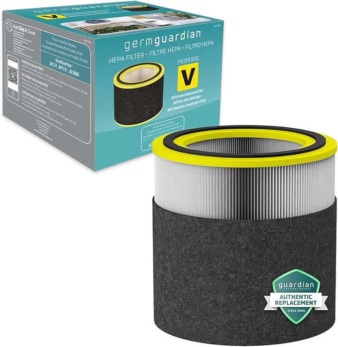 GermGuardian Filter V HEPA Pure Genuine Air Purifier Replacement Filter