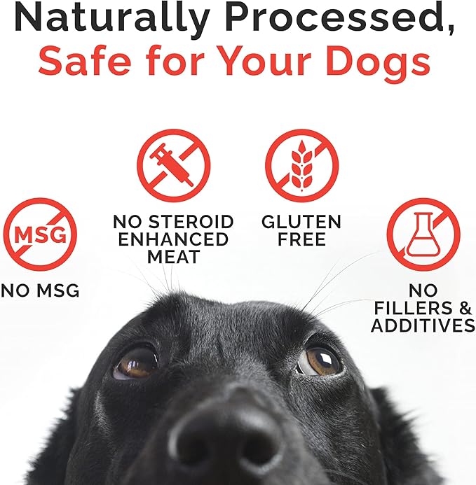 Miss Nelly's- All Natural Beef Jerky Dog Treats Made in USA Only-Original Smoke House Recipe-Minimally Processed Soft Sticks Dog Jerky Treats-32 oz. Jar