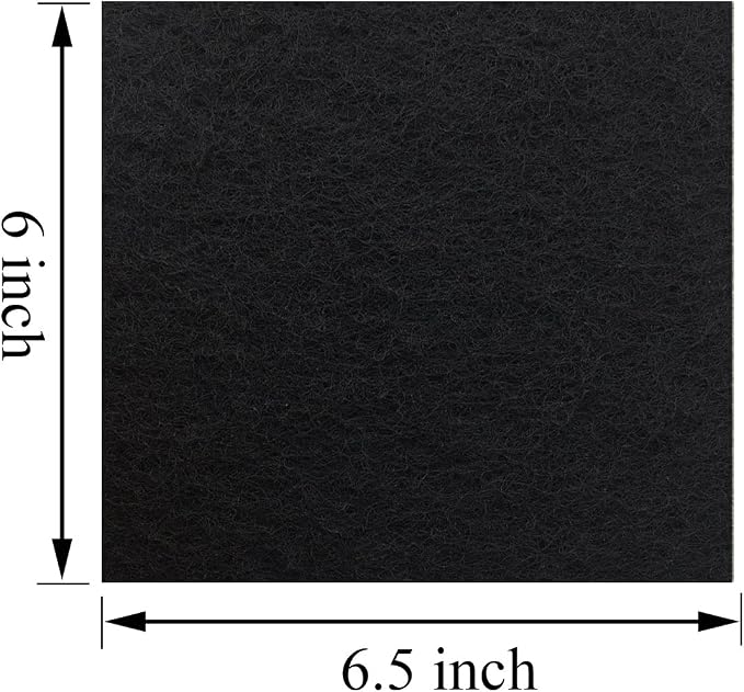 6 Pack Charcoal Cat Litter Box Replacment Filter Hooded Cat Litter Boxes and
