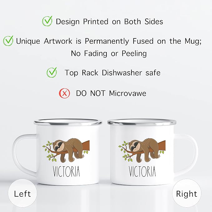 Personalized Mug for Kids, Girls | Customized Hot Chocolate, Coffee & Milk Cup
