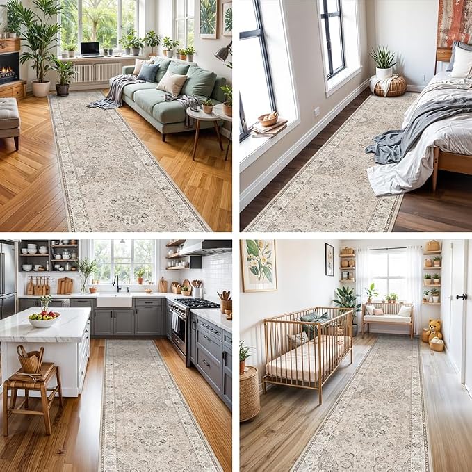 Hallway Washable Runner Rug