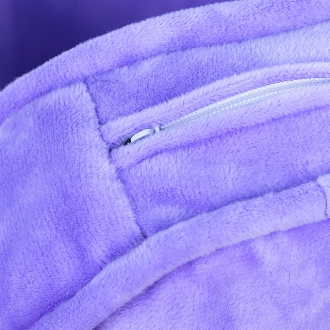 Getifun Pet Bed Sofa, Velvet Couch with Removeable Washable Cushion for Small Dog Cat (Purple)