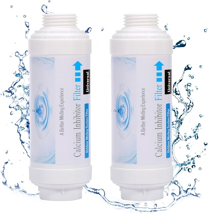 Yoption Calcium Inhibitor Filter, Outdoor Misting System Filter,