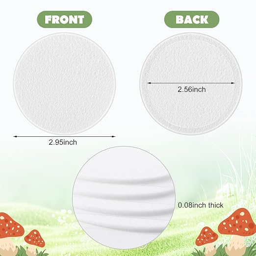 24 Pcs 2.5" Monotub Adhesive Filter Disks-2MM Thick Monotub Filter