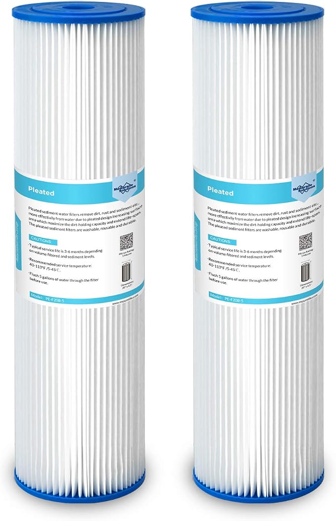 Membrane Solutions 5 Micron Whole House Sediment Water Filter Replacement