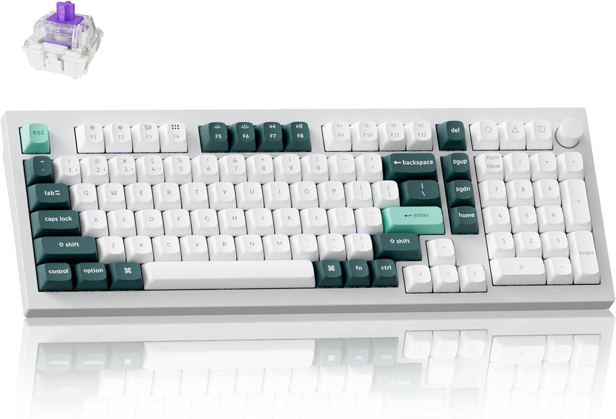 Keychron Q5 HE 96% Rapid Trigger Wireless Hall Effect Keyboard, White