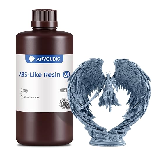 ANYCUBIC 2nd Gen Resin Technology ABS-Like Resin 2.0, 3D Printer Resin