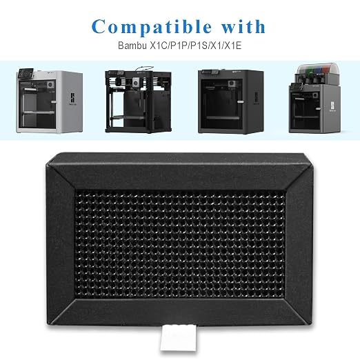 Activated Carbon Air Filter for Bambu Lab X1C/P1P/P1S/X1/X1E